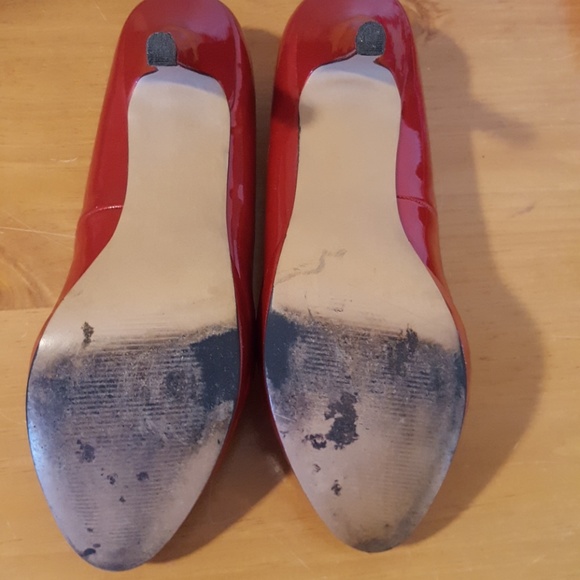 Nine and Co Red patent heels Size10m - Picture 7 of 7
